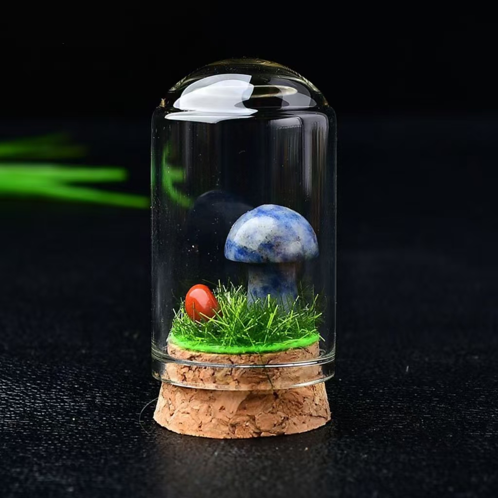 Delicate Crystal Rock Mushrooms Wholesale Gem Specimen