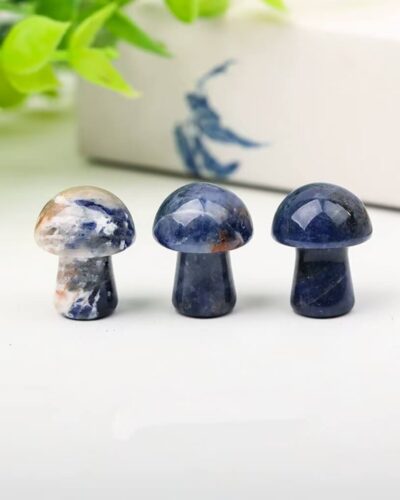 Pink Mini Cherry Flower Agate Mushroom Gem