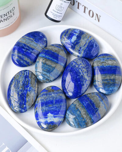 Large Blue Lapis Lazuli Fidget Stone Wholesale