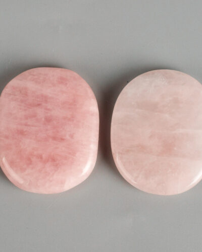 Bulk Pink Healing Rose Quartz Worry Stone