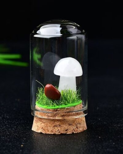 Delicate Crystal Rock Mushrooms Wholesale Gem Specimen