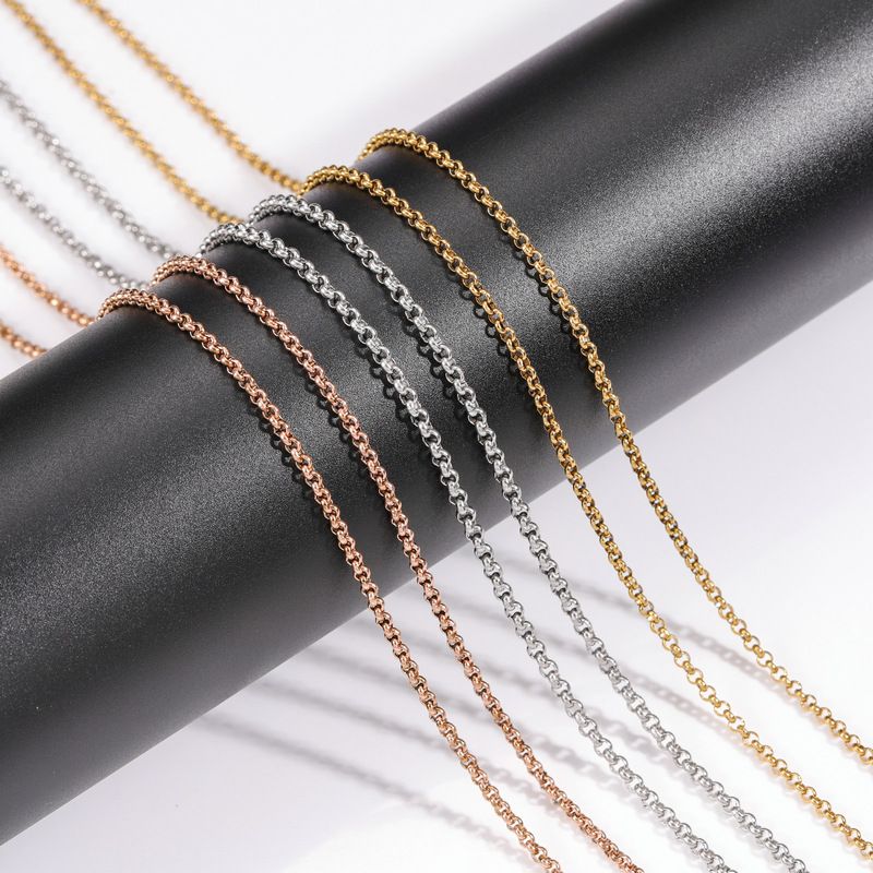 Fashion Cable Stainless Steel Chains Wholesale