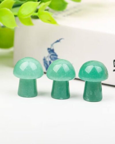 Pink Mini Cherry Flower Agate Mushroom Gem