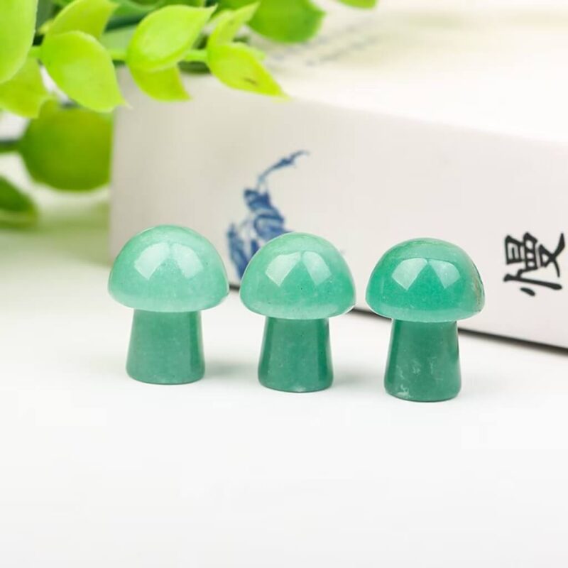 Pink Mini Cherry Flower Agate Mushroom Gem