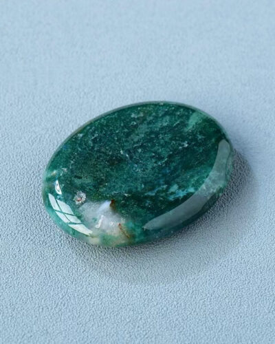 Green Moss Agate Holding Stones Display Gift