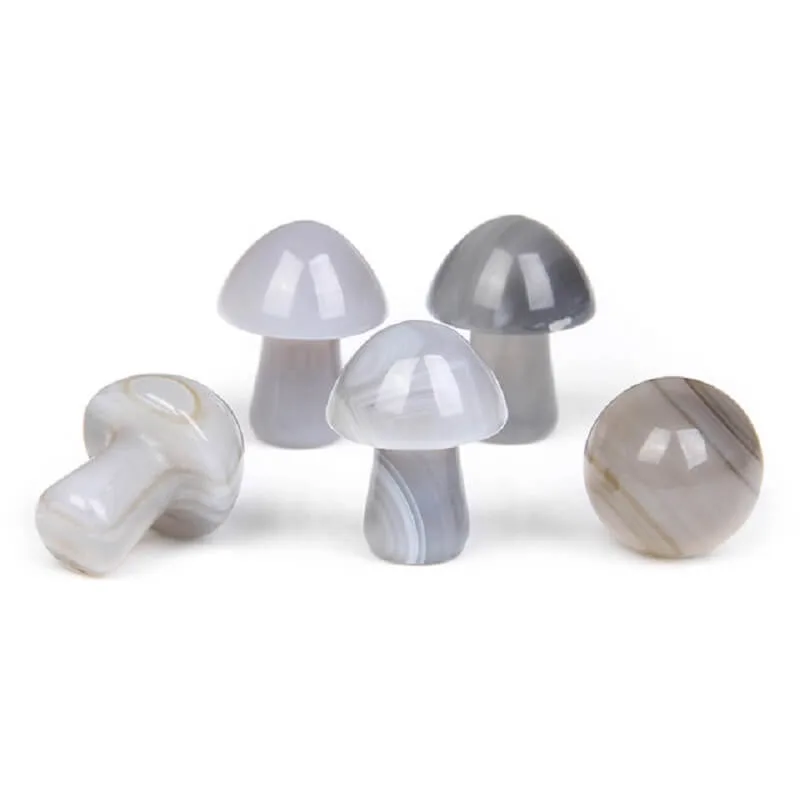 Mini Polished Mushroom Stones Agates Wholesale