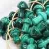 High-Quality Malachite Mushroom Ornaments Bulk