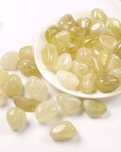 Healing Yellow Citrine Tumbled Rocks for Polishing