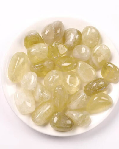 Healing Yellow Citrine Tumbled Rocks for Polishing