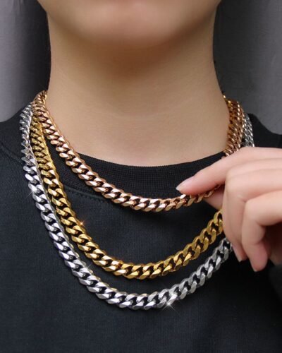 High Polish Stainless Cuban Chain Wholesale