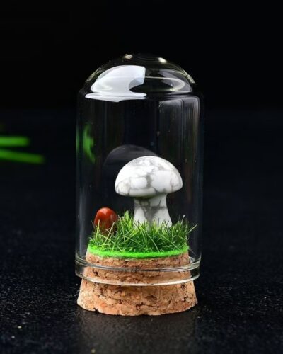 Delicate Crystal Rock Mushrooms Wholesale Gem Specimen