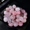 Irregular Pink Rose Quartz Crystal Tumble Stones 230g