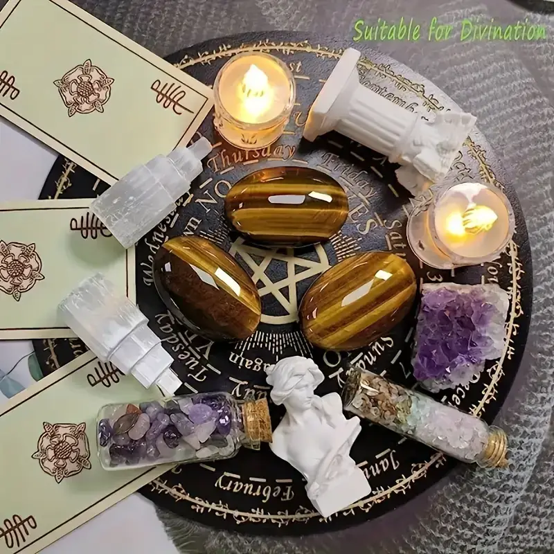 Large Energy Tiger Eye Worry Stone Bulk