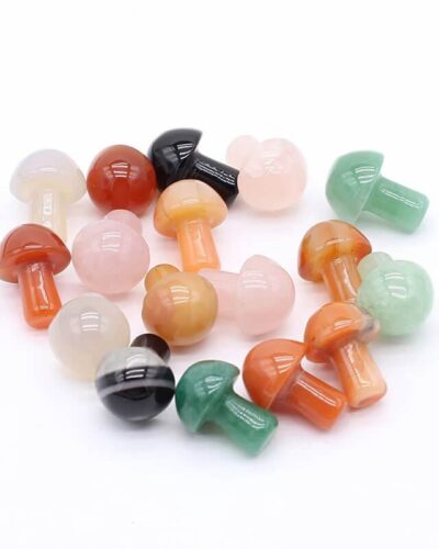 Amethyst Mushroom Crystal Pendant Home Decor