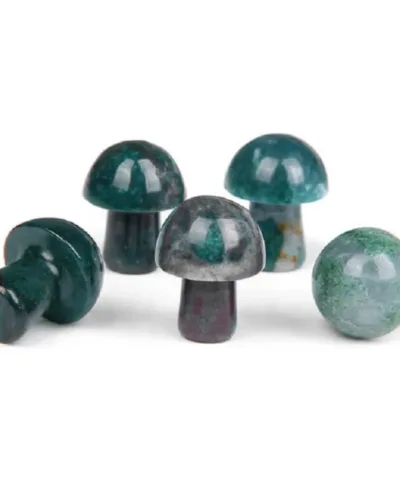 Colorful Small Crystal Mushroom Pendants Wholesale