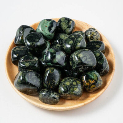 Natural Green Malachite Polished Stones Wholesale