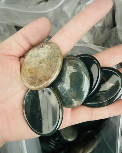 Natural Indian Agate Palm Stones for Healing