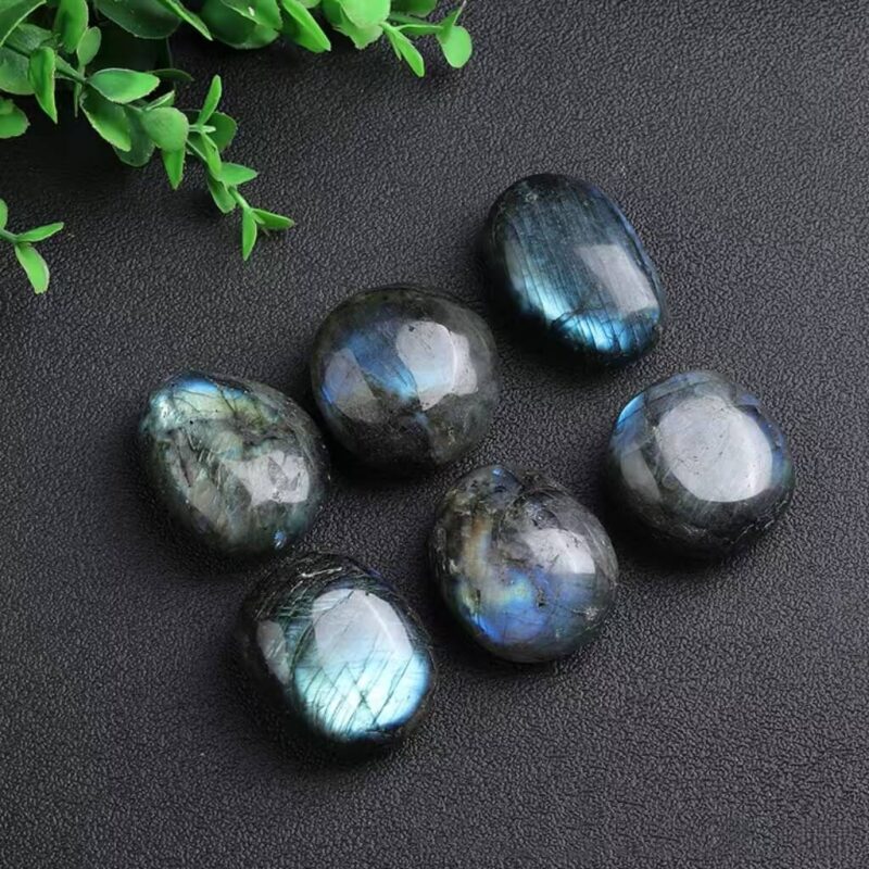 Natural Irregular Labradorite Rubbing Stones Wholesale