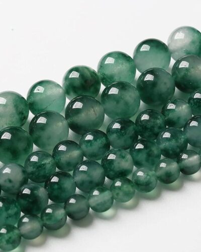 Natural Water Grass Green Chalcedony Beads Bulk show