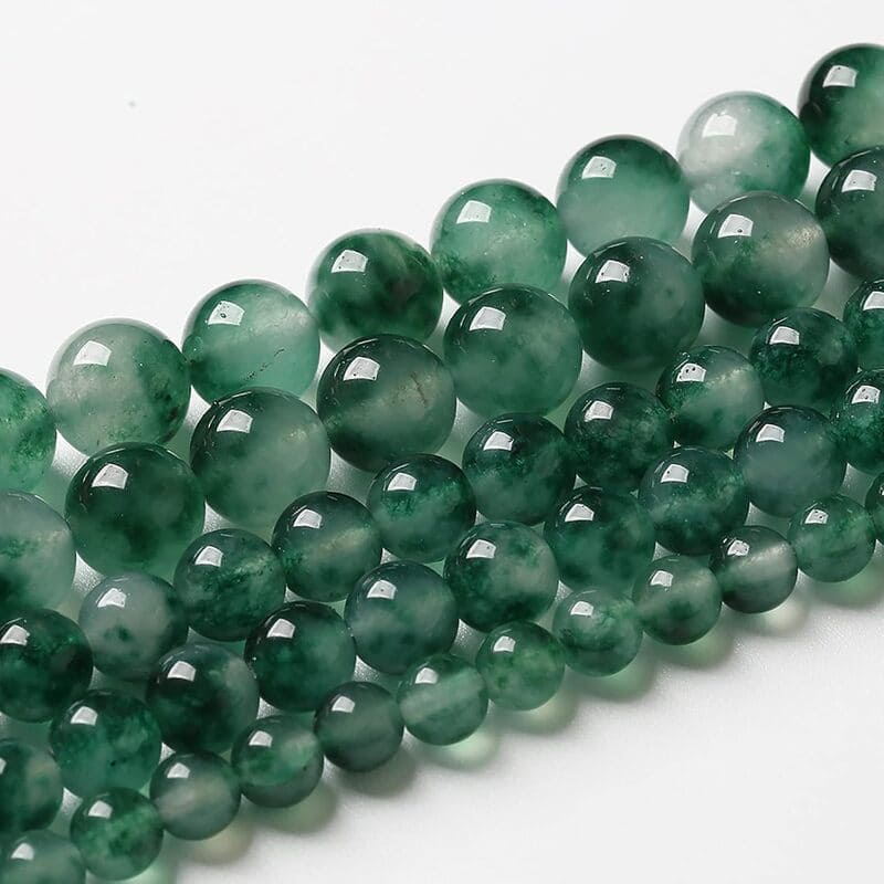 Natural Water Grass Green Chalcedony Beads Bulk show