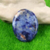 Oval Crystal Blue Howlite Rubbing Rock Bulk