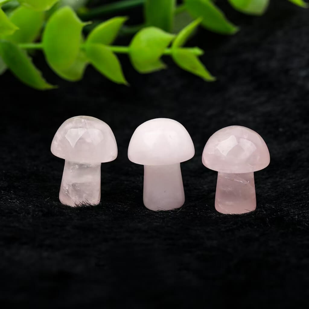 Pink Healing Bulk Rose Quartz Mushroom