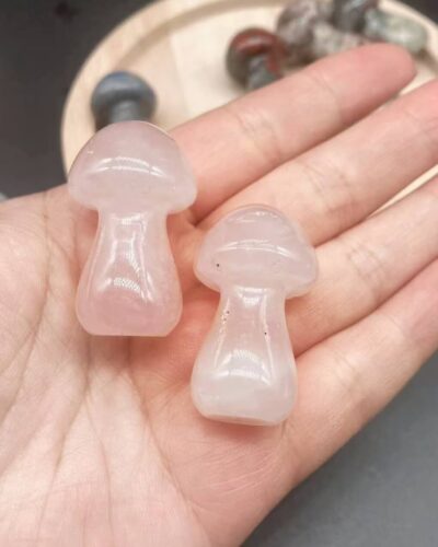 Pink Healing Bulk Rose Quartz Mushroom