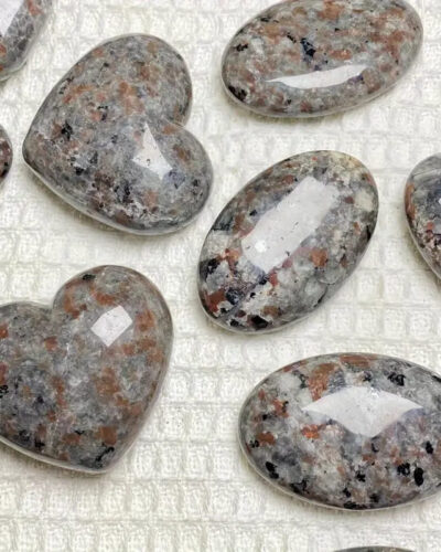 Polished Yooperlite Palm Stone Soothing Stones