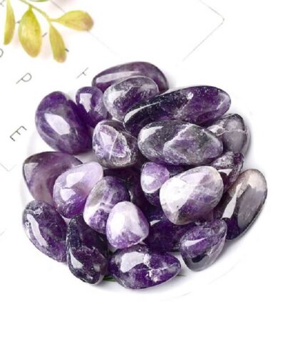 Purple Chevron Amethyst Tumbling Rocks Wholesale
