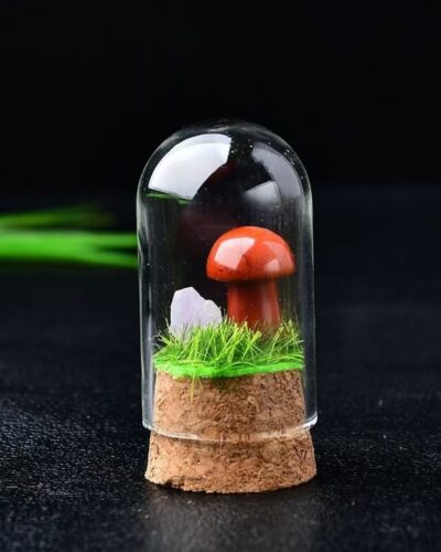 Delicate Crystal Rock Mushrooms Wholesale Gem Specimen