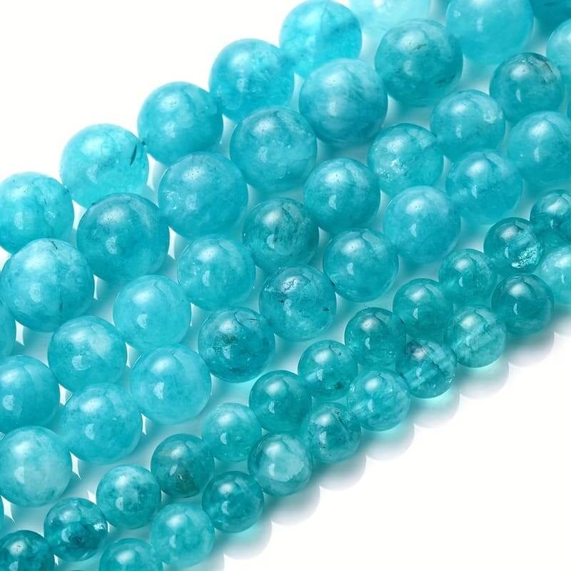 Round Amazonite Beads for Jewelry Making Bulk - Görüntü 6