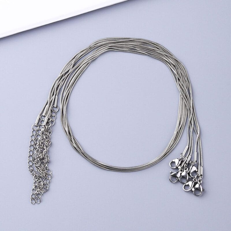 Snake Stainless Steel Chains for Necklaces wholesale 6