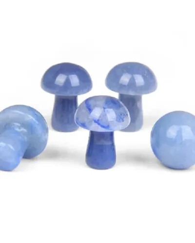 Colorful Small Crystal Mushroom Pendants Wholesale