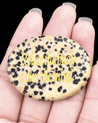 Engraved Colorful Rubbing Stones with Words Wholesale