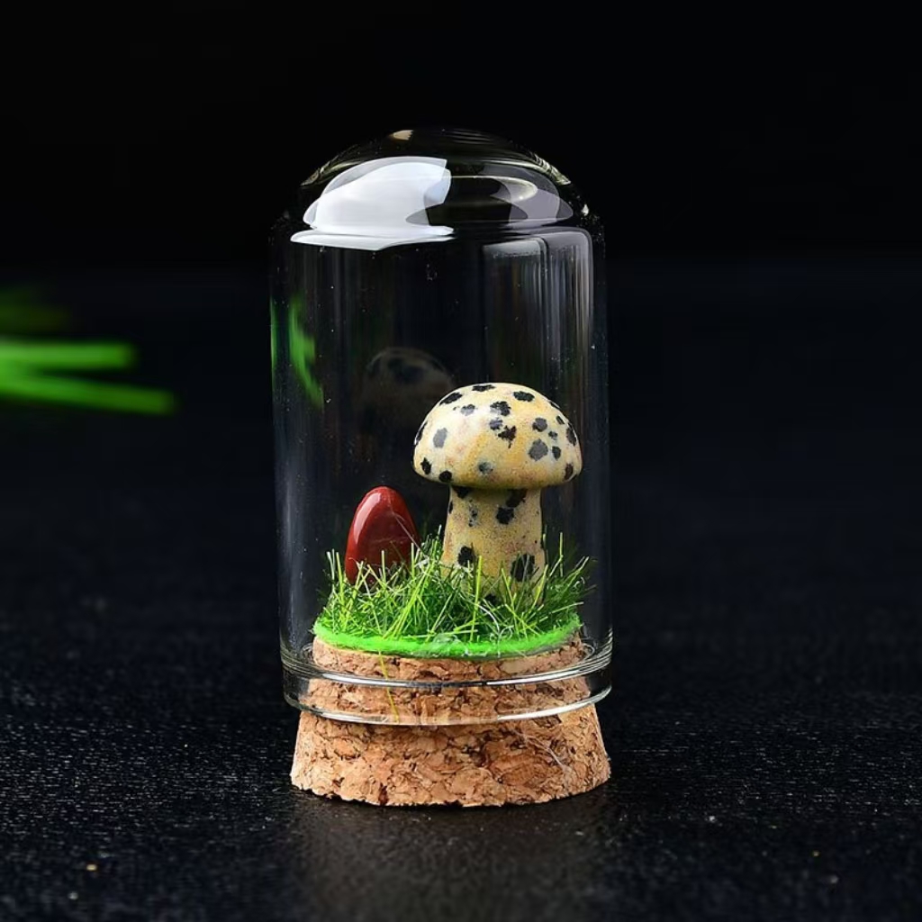 Delicate Crystal Rock Mushrooms Wholesale Gem Specimen