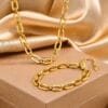 Stainless Steel Cuban Link Bracelet Necklace Wholesale