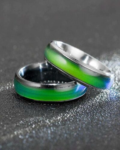 Thermochromic Stainless Steel Ladies Fashion Ring