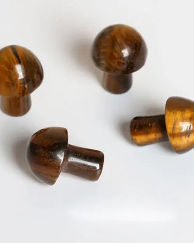 Amethyst Mushroom Crystal Pendant Home Decor