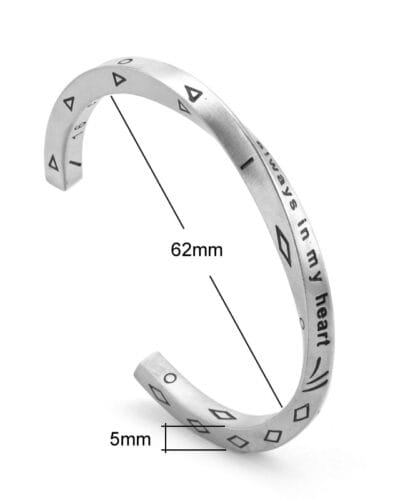 Viking Warrior Stainless Steel Mens Bracelet 3