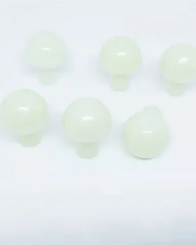 Vaihtoehtoinen näkymä White Crystal Rock Mushrooms Luminous Home Decor:stä