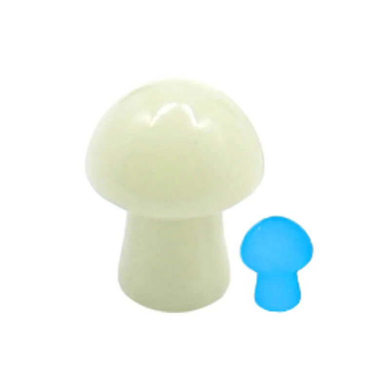 White Crystal Rock Mushrooms Luminous Home Decor