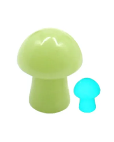 White Crystal Rock Mushrooms Luminous Home Decor