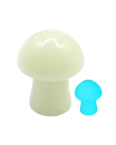 White Crystal Rock Mushrooms Luminous Home Decor