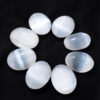 White Selenite Ball Palm Calming Stones Bulk