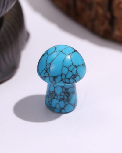 Wholesale Blue Turquoise Mushroom Shaped Crystals