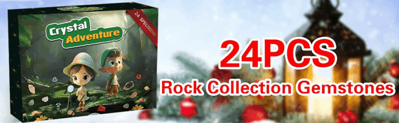 24Pcs Natural Crystal Grid Kit for Children Adult Bulk 1