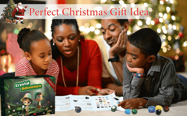 24Pcs Natural Crystal Grid Kit for Children Adult Bulk 5