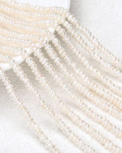 3-4MM Irregular Baroque Freshwater Pearl Beads Wholesale