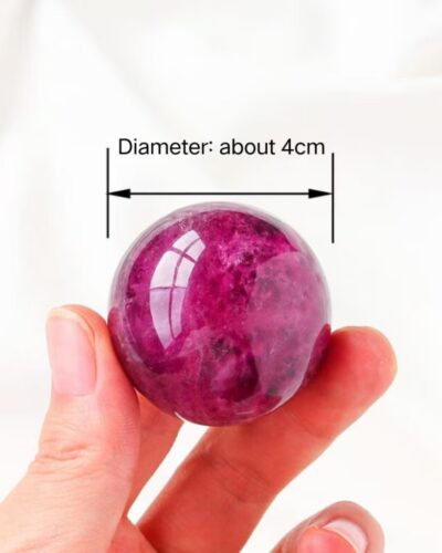 4CM Round Colorful Crystal Quartz Sphere