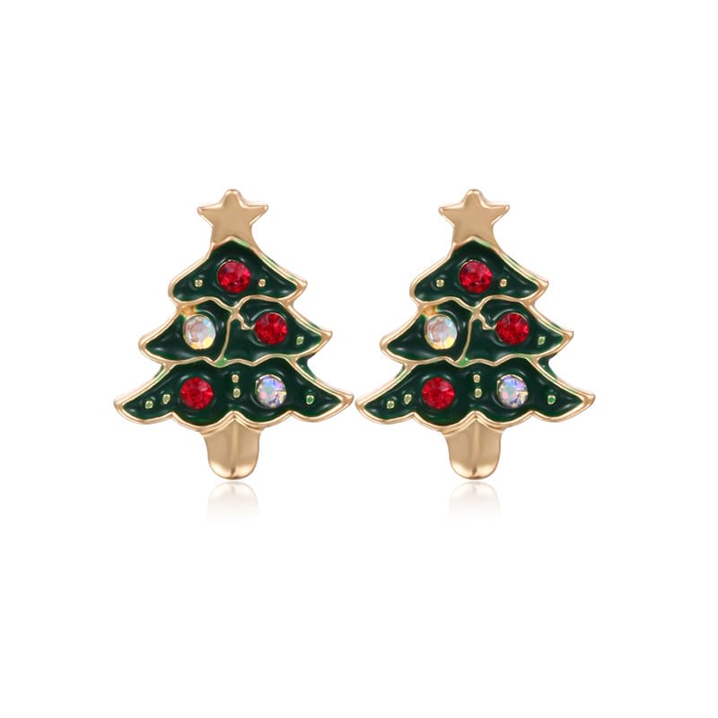 Cute Decorative Christmas Earrings Studs Ideal Presents